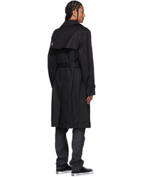 Moncler Genius 7 Moncler Frgmt Hiroshi Fujiwara Black Segin Pea Coat