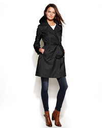 London Fog All Weather Hooded Trench Coat
