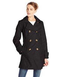 Anne Klein Double Breasted Trench Coat