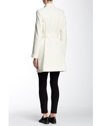 Kenneth Cole New York Asymmetric Belted Trench Coat