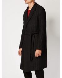 Ann Demeulemeester Belted Coat Black