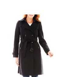 Liz Claiborne Belted Lined Trench Coat
