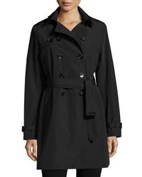 Jane Post Belted Tech Fabric Trenchcoat