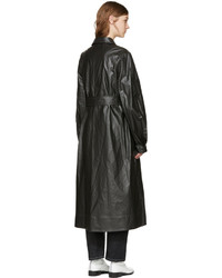 Lemaire Black Belted Trench Coat