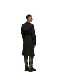 Burberry Black Chelsea Heritage Long Trench Coat