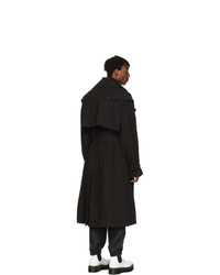 D.gnak By Kang.d Black Classic Trench Coat