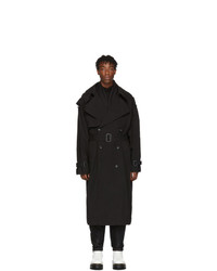D.gnak By Kang.d Black Classic Trench Coat
