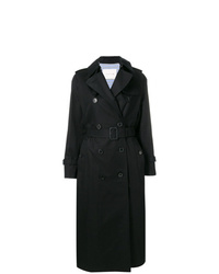 MACKINTOSH Black Cotton Long Trench Coat Lm 041f
