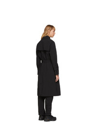 A-Cold-Wall* Black Double Breasted Trench Coat