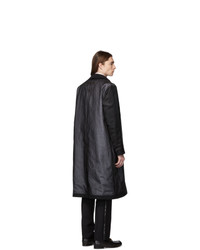 Burberry Black Double Layered Trench Coat