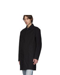 Saint Laurent Black Mac Trench Coat
