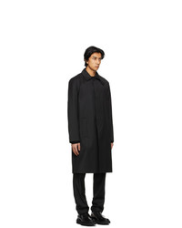 Givenchy Black Patch Trench Coat