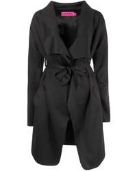 Boohoo Esme Waterfall Belted Trench Coat