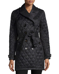 Burberry Brit Goldsmeade Lightweight Quilted Trench Coat