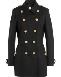 Burberry Brit Trench Coat With Gilded Buttons