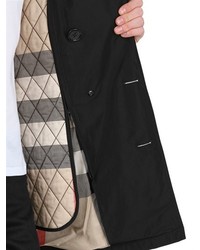Burberry Nylon Trench Coat With Quilted Vest