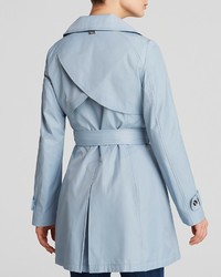 Laundry by Shelli Segal Coat Double Breasted Button Front Trench