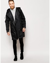 Weekday Coat Hood Belted Trench