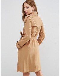 Asos Collection Trench Coat In Midi Length