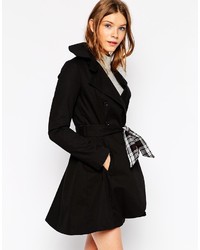 Cooper Stollbrand Trench With Plaid Detail
