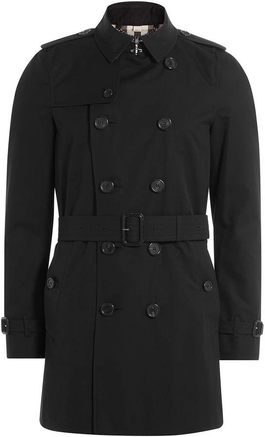 Burberry Cotton Mid Length Trench Coat, $1,699 | STYLEBOP.com | Lookastic