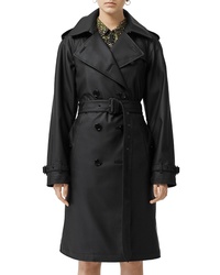 Burberry Curradine Waterproof Rubberized Trench Coat