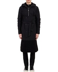 Hood by Air Deconstructed Trench Coat Black Size S