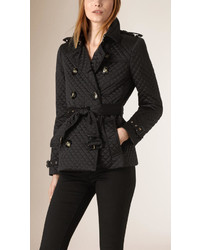 Burberry Diamond Quilted Trench Jacket