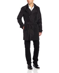 Kenneth Cole New York Double Breasted Belted Trench Coat