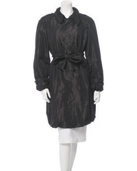Dolce & Gabbana Double Breasted Ruffled Trench Coat