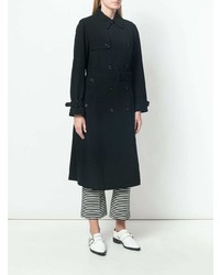 Comme Des Garçons Noir Kei Ninomiya Double Breasted Trench Coat