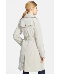 London Fog Double Breasted Trench Coat With Detachable Liner