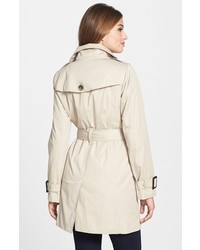 London Fog Double Breasted Trench Coat With Detachable Liner