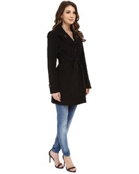 Calvin Klein Double Collar Single Breasted Belted Trench Coat