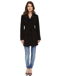Calvin Klein Double Collar Single Breasted Belted Trench Coat
