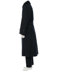 Burberry Dual Layer Wool Trench Coat