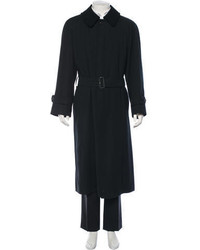 Burberry Dual Layer Wool Trench Coat