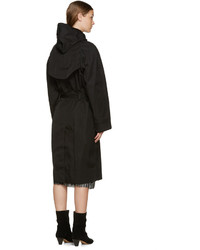 Etoile Isabel Marant Isabel Marant Etoile Black Nylon Daker Trench Coat