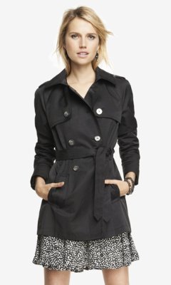 Express Classic Trench Coat, $128 | Express | Lookastic
