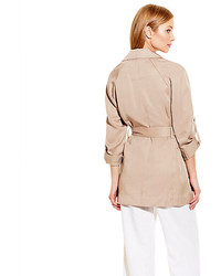 Vince Camuto Fluid Double Breasted Snap Trench Coat