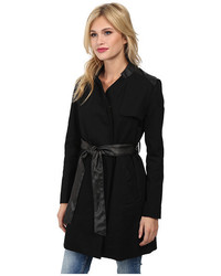 French Connection Inverted Collar Trench