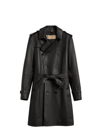 Burberry Leather Trench Coat