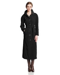 London Fog Long Trench Coat With Hood
