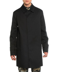 Givenchy Mac Leather Trench Coat Black