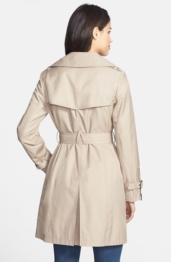 DKNY Meghan Zip Detail Double Breasted Trench Coat, $198 | Nordstrom ...
