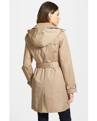 MICHAEL Michael Kors Michl Michl Kors Single Breasted Hooded Trench Coat With Removable Liner
