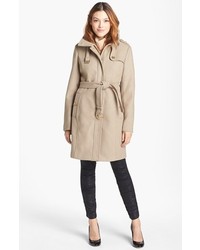 michael kors trench coat black