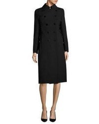 Escada Myas Lace Up Detail Trench Coat