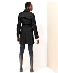 DKNY Quilted Trench Raincoat