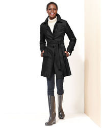 DKNY Quilted Trench Raincoat
